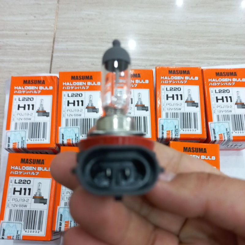 Bóng đèn pha,cos chân H11 cho xe toyota innova,foturner,hilux...