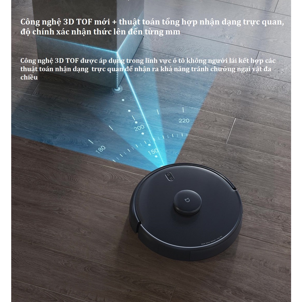 [Mã ELHA10 giảm 6% đơn 5TR] Robot hút bụi lau nhà Xiaomi Robot Vacuum Pro MJSTS1 2021 (Xiaomi Mijia Gen 3)