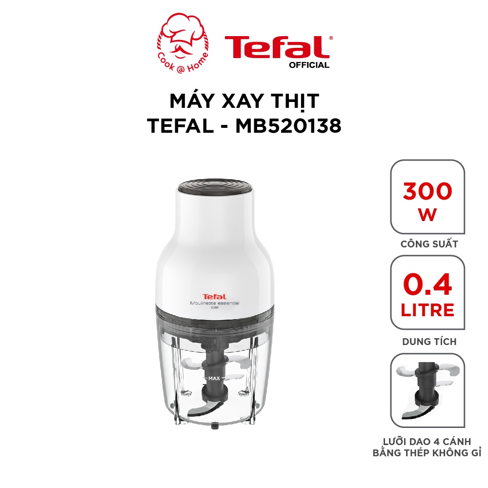 Máy xay thịt Tefal MB520138 - 300w.