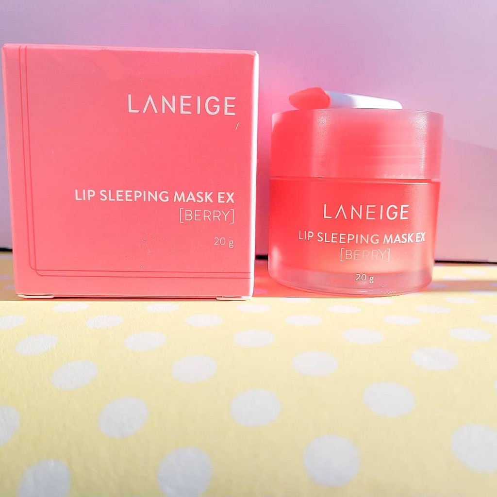 Mặt nạ ngủ dưỡng ẩm môi và phục hồi môi thâm Laneige Lip Sleeping Mask (Berry) 20g