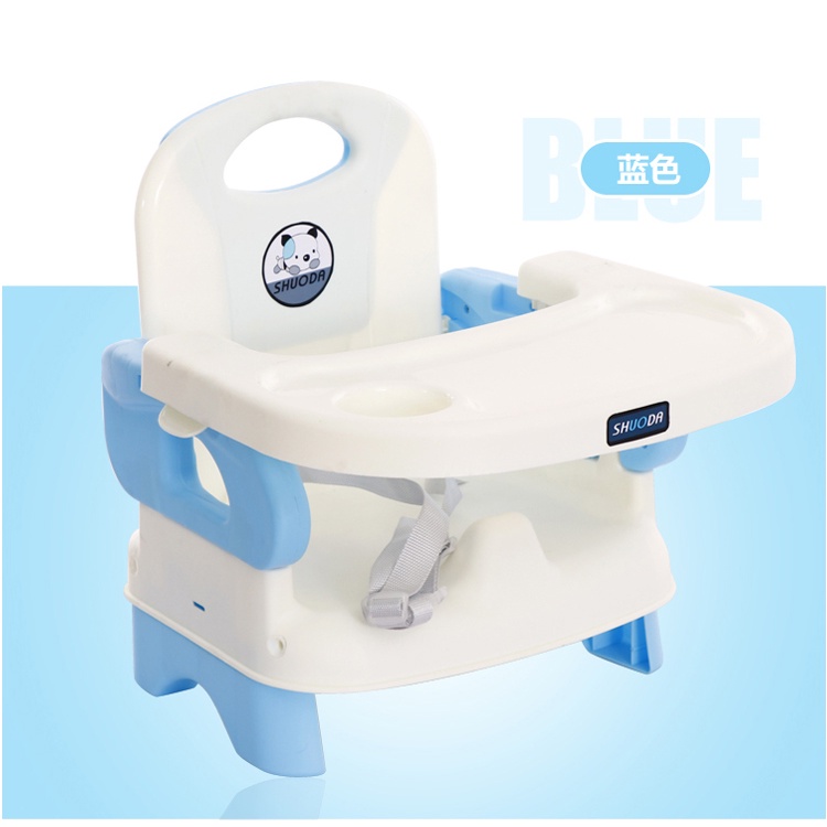 Ghế ăn dặm cho bé gấp gọn đa năng 3in1 có dây dai an toàn mặt bàn tháo rời tiện đi du lịch GA518