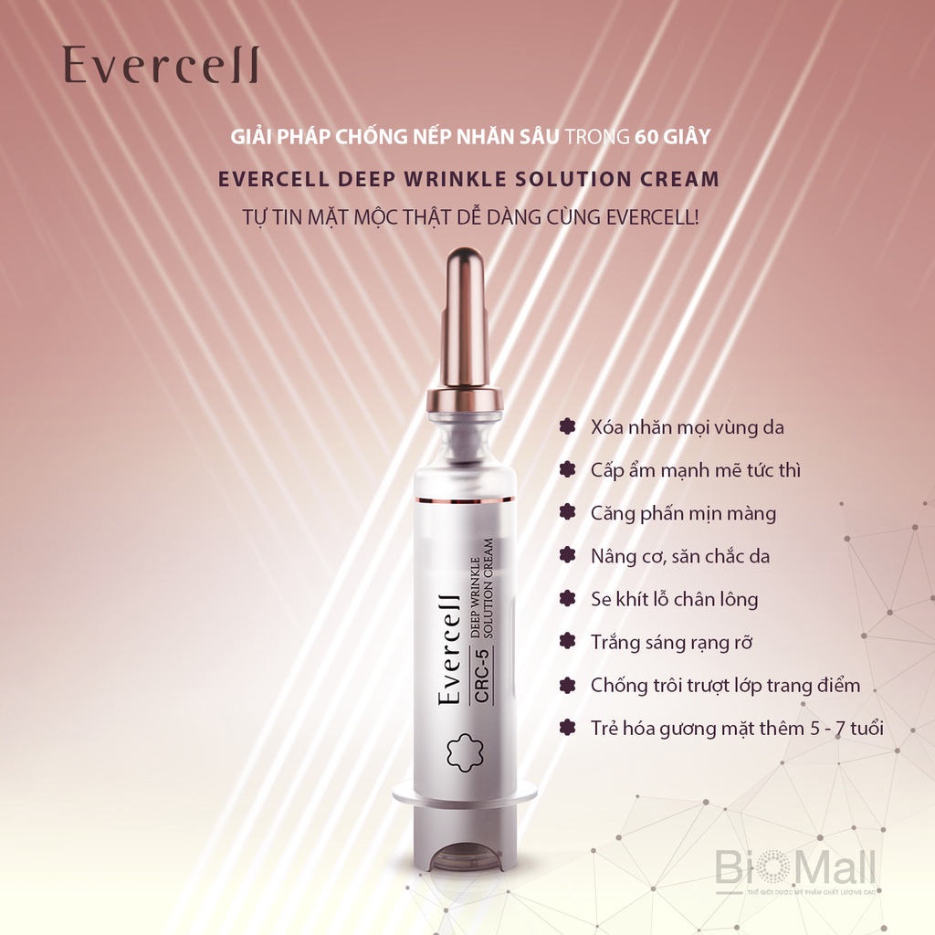 EVERCELL Deep Wrinkle Solution Cream nozzle type