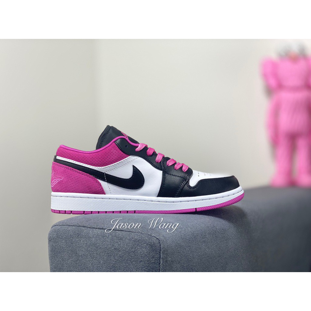 [ 𝙊𝙍𝘿𝙀𝙍 ] Giày Air Jordan 1 màu hồng đen