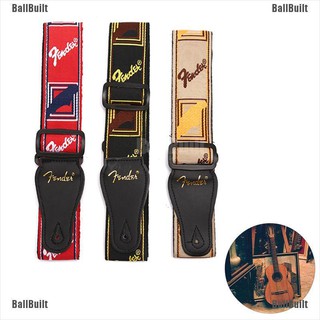 (Brs) Phụ kiện đàn Guitar có thể điều chỉnh Dây đeo đàn Guitar Đầu da cho đàn Acoustic điện