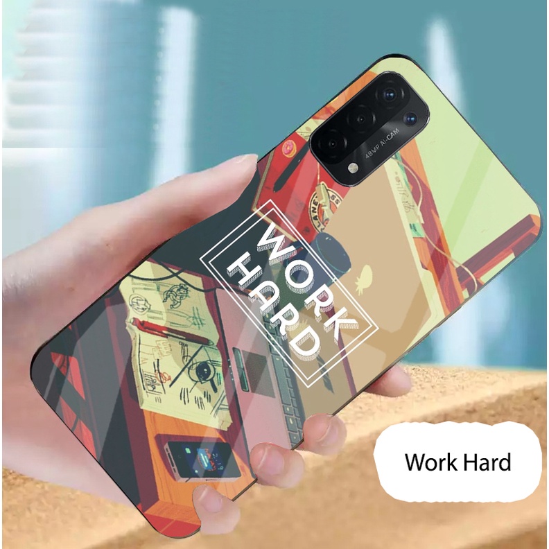 Ốp Lưng OPPO A74, OPPO A74 5G, A95, A54 5G mặt Kính Cường Lực