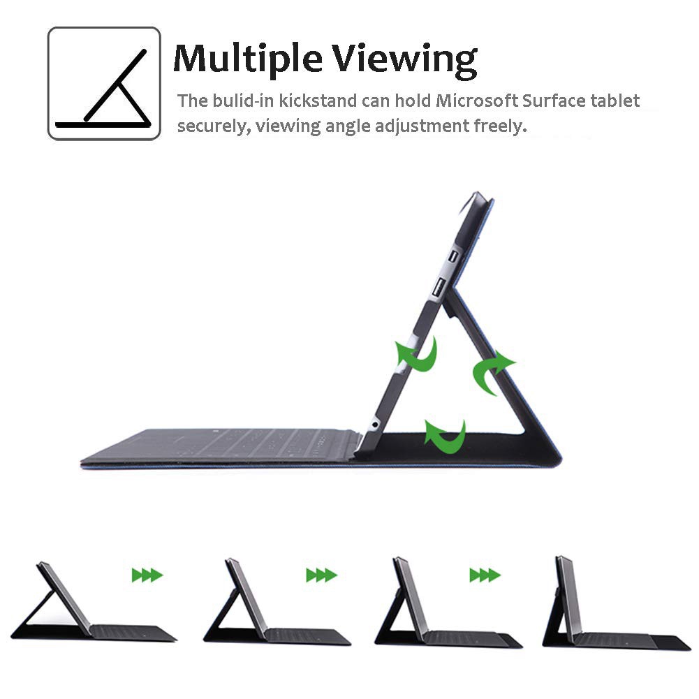 Bao da máy tính bảng bằng PU mềm kèm chân đế cho Microsoft Surface Pro 7/Surface Pro 6/Surface Pro 5/Surface Pro 4 | BigBuy360 - bigbuy360.vn