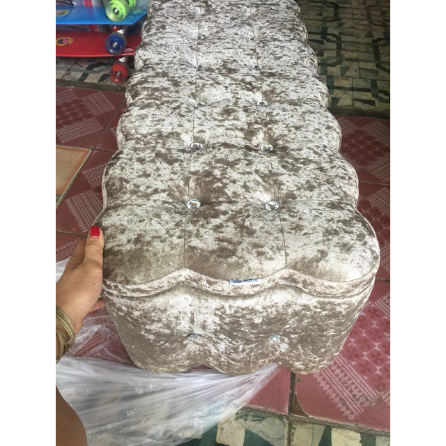 {FREE SHIP}Ghế hộp nhung( chỉ còn màu quay video) 1mx40cm