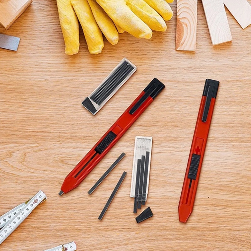 Bộ Bút Chì Bấm 4.0mm Có Thể Tái Sử Dụng Cho Thợ Mộc