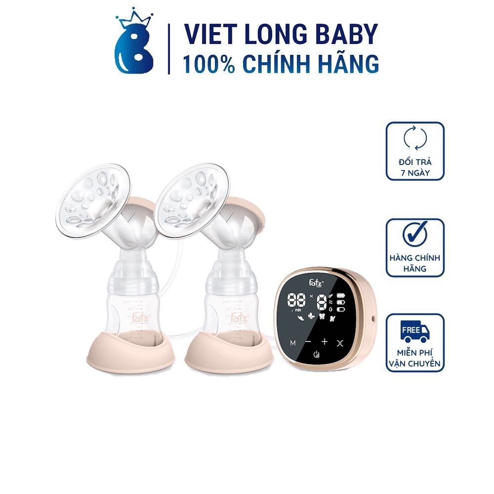 Máy hút sữa điện đôi - Resonance 4 - Fatzbaby - Hàng chính hãng - Bảo hành 1 năm