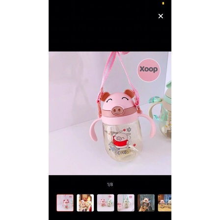 Bình tập uống nước có van chống sặc cho bé