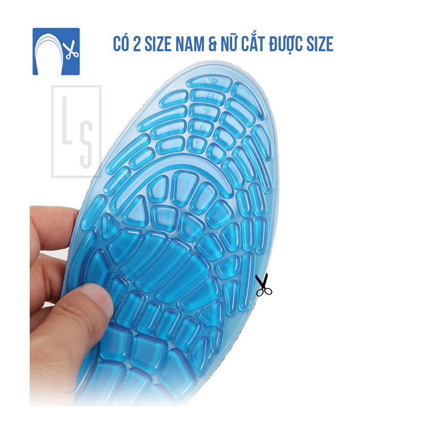 Lót Giày Massage Silicon Cao Cấp - Lót Giầy Gel Cực Êm