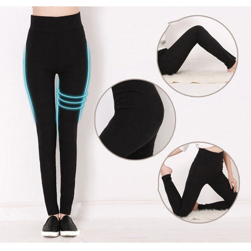 Quần legging lưng cao chất liệu co giãn thoải mái | BigBuy360 - bigbuy360.vn