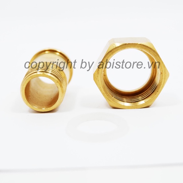 Rắc co thau cho đồng hồ nước
