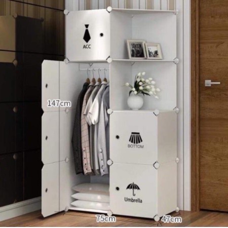 TỦ NHỰA LẮP GHÉP ĐA NĂNG THÔNG MINH 6Ô VÀ 2Ô KỆ GÓC NHIỀU MẪU