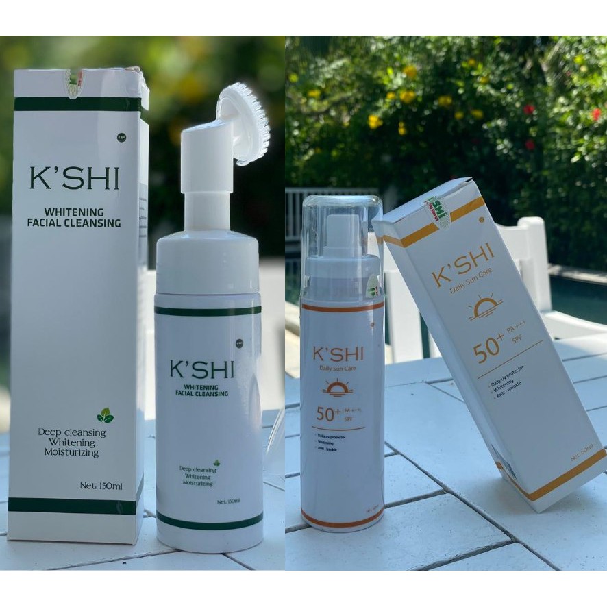 [CỰC SOCK MUA 1 ĐƯỢC 2 ] BỘ SỮA RỬA MẶT TRẮNG DA NGỪA MỤN VÀ KEM CHỐNG NẮNG K'SHI CHÍNH HÃNG VỚI SPF 50+ | BigBuy360 - bigbuy360.vn