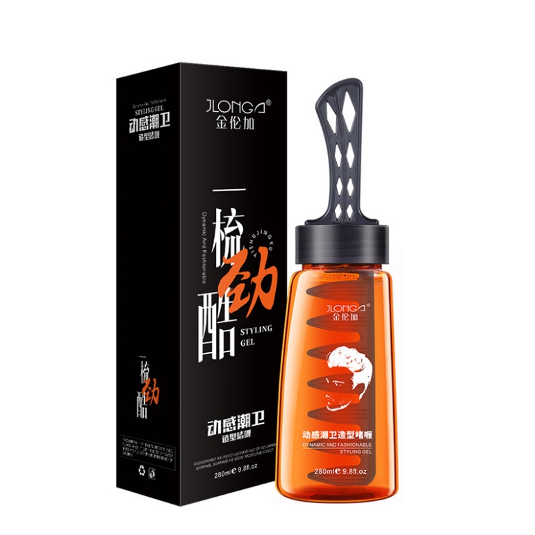Gel Vuốt Tóc Nam Kèm Lược Cao Cấp Chai 260ml