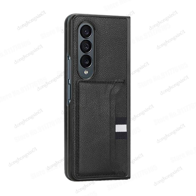 Ốp Điện Thoại Da Kèm Ngăn Đựng Thẻ Chống Sốc Cho Samsung Z Fold4 5G Galaxy Z Fold 4 Z Fold3 / 2 Fold 3 5G