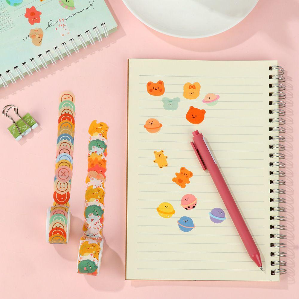 PISTA Cuộn Băng Dính Washi Có Thể Xé Dùng Trang Trí Sổ Tay DIY