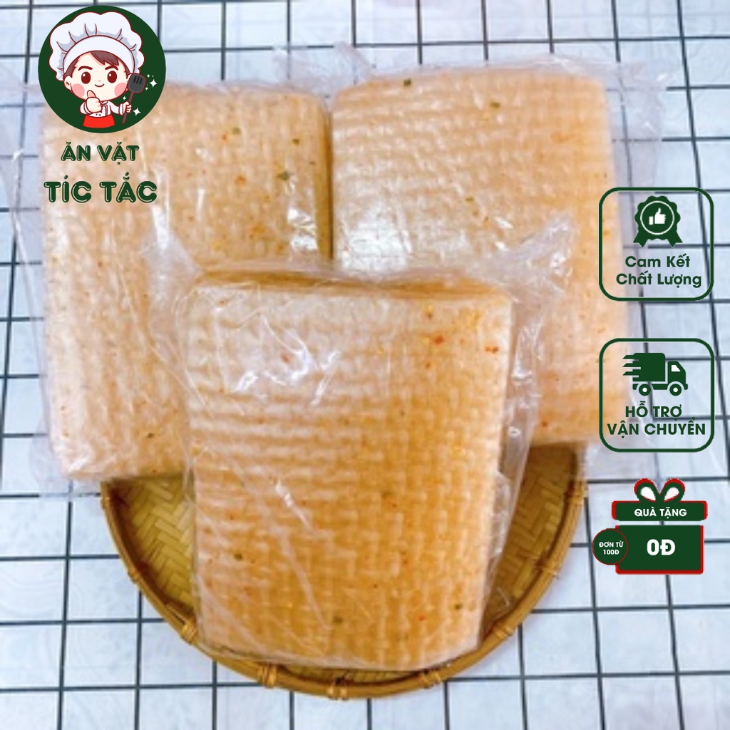 500g Bánh Tráng Muối Ớt Vuông Tây Ninh Siêu Ngon