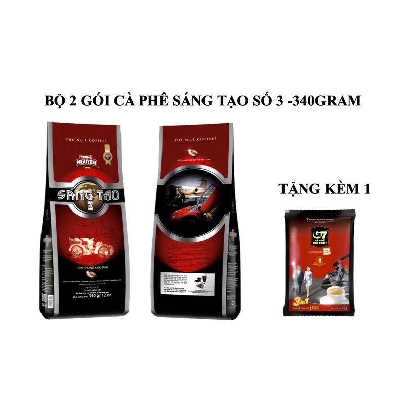 Bộ 2 gói cà phê Sáng Tạo 3- Cà phê Trung Nguyên Giá Sỉ tại Shopee | BigBuy360 - bigbuy360.vn