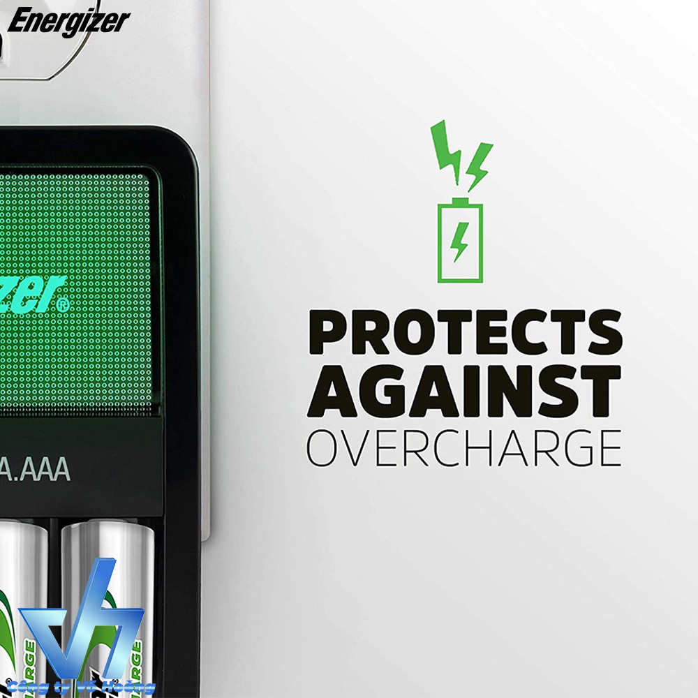 Bộ sạc Energizer Charger sạc pin AA / AAA, có tự động ngắt sạc