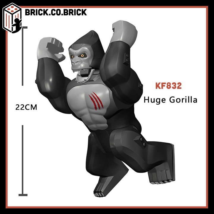 King Kong Mô Hình Đồ Chơi Lắp Ráp Bigfig Khỉ Đột Gorilla Loại Siêu To KF831