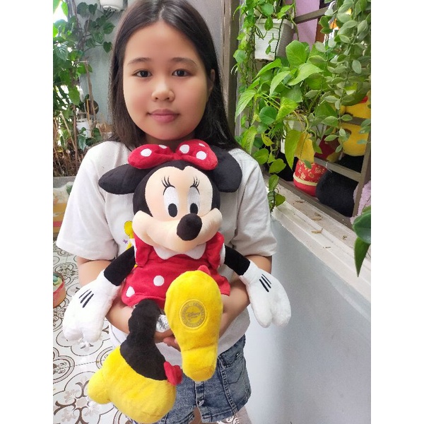 Bộ 3 gấu bông Mickey - Minnie - Pluto size trung to- 50cm, mới tinh 99,99%, chân mộc Disney - 400k🐹🐾🐾🐾🐹