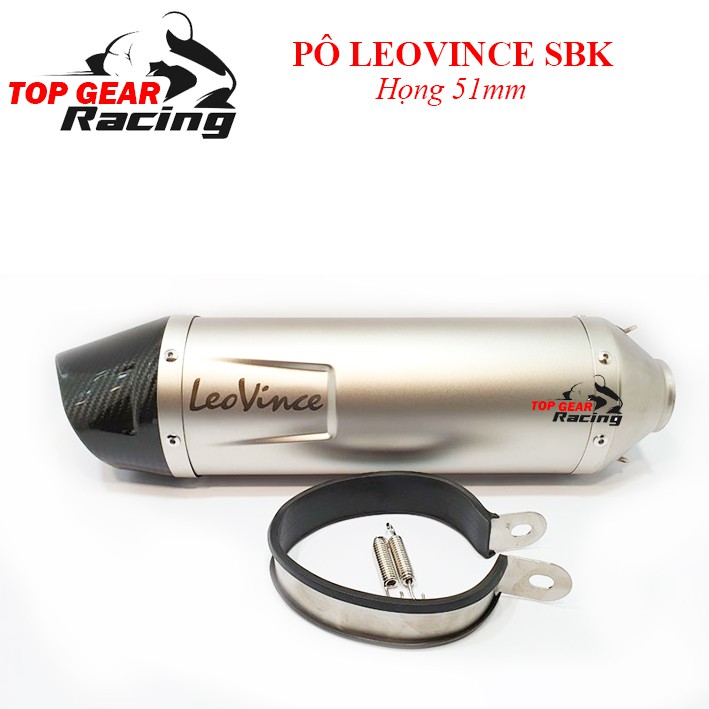 Pô Leovince SBK - Kèm cổ Bầu Tổ ong - Hàng Đẹp &lt;TOPGEAR&gt;