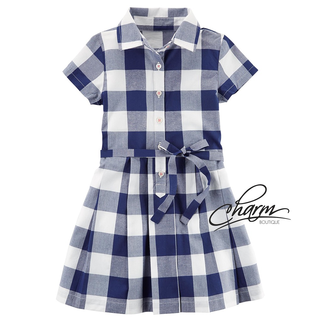Váy Cho Bé Gái, Đầm Bé Gái Thun CARTER'S Chính Hãng