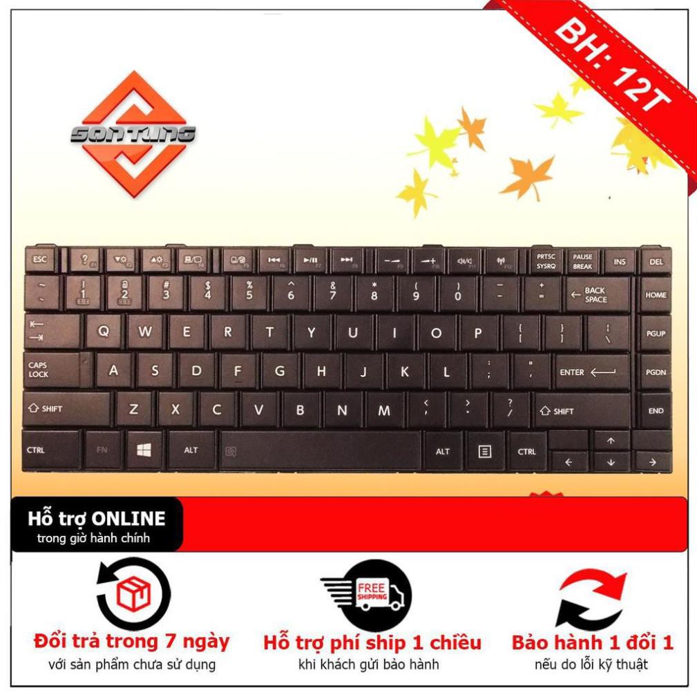BÀN PHÍM LAPTOP TOSHIBA C845 C840 L835 L840 L840D L845 L845D C700 C800 NHẬP KHẨU