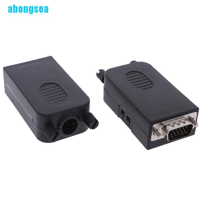 Đầu Nối Dây Điện D-Sub Db15 Vga Male 3 Hàng 15 Pin