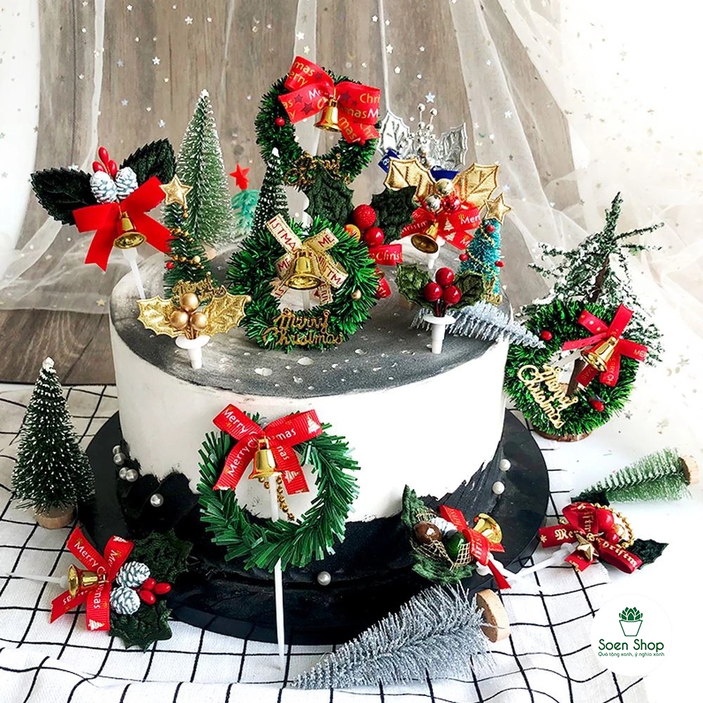 |FREESHIP| Phụ kiện VÒNG NGUYỆT QUẾ trang trí Noel, Giáng sinh- Phụ kiện trang trí, mô hình tiểu cảnh