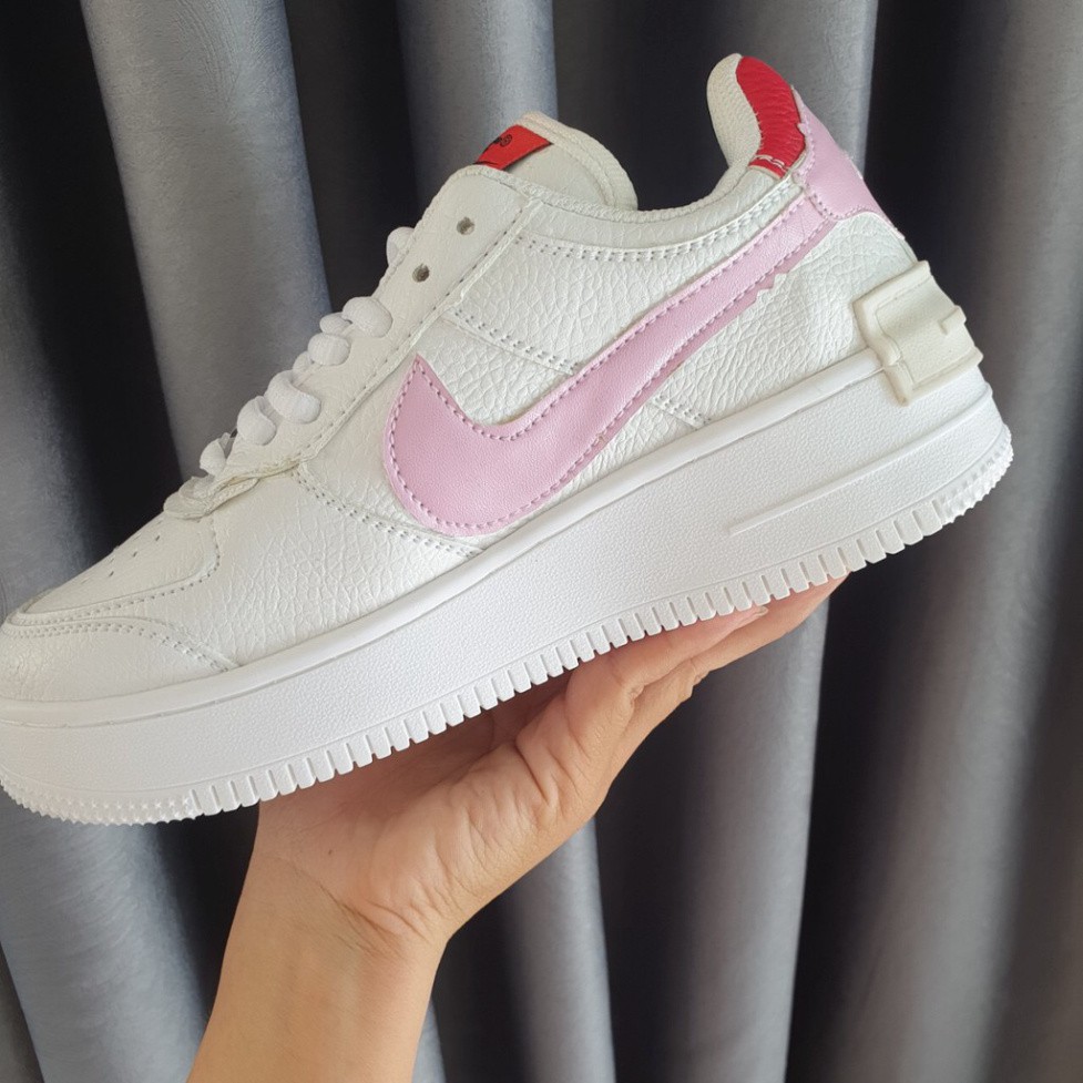 GIÀY THỂ THAO NỮ - NIKE AF1 MÀU TRẮNG HỒNG HÀNG ĐẸP MẪU HOT HIT  , FREESHIP TOÀN QUỐC ..