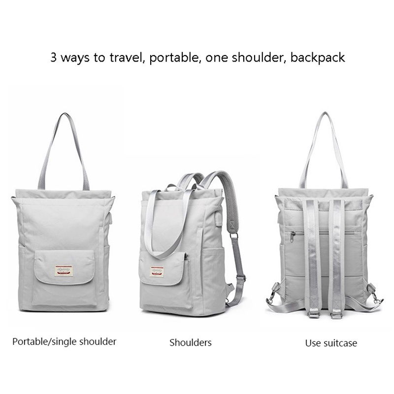 Evertoner Ba Lô Đựng Laptop 15.6 Inch Chống Thấm Nước Thời Trang Cho Nữ