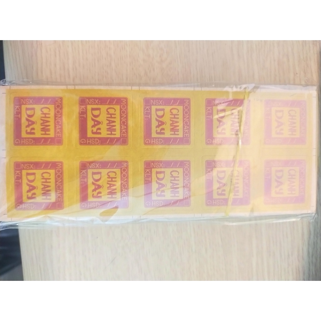 Tem Nhân Trung Thu ( VUÔNG ) 10 TEM