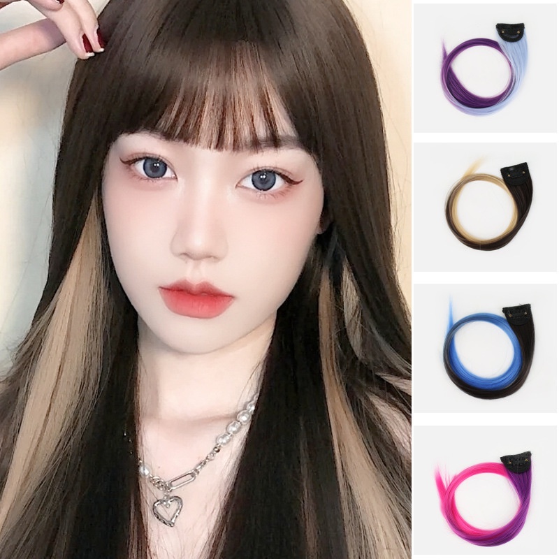 Bộ Tóc Giả Thẳng Dài 38 Màu Sắc Thời Trang Cho Nữ