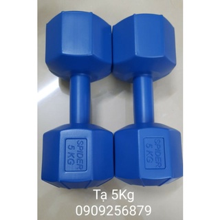 TẠ NHỰA 5KG NHỒI SẴN HÌNH BÁT GIÁC