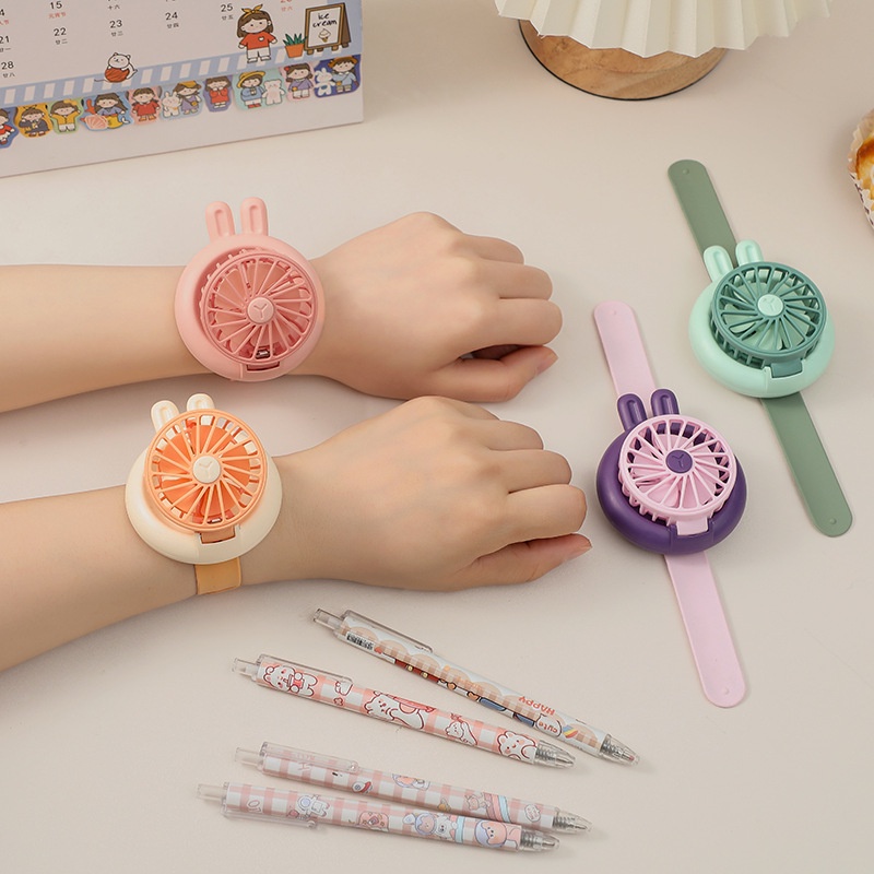 {SIÊU RẺ} Quạt mini Đồng Hồ Đeo Tay Cho Bé Nhỏ Gọn Tiện Lợi Dễ Sử Dụng_Dễ Thư