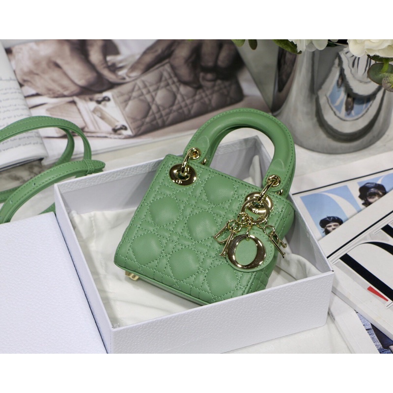 Túi xách đeo chéo nữ thương hiệu thời trang cao cấp Dior CD Lady da thật hàng vip 1-1