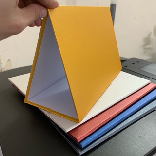 5 ĐẾ LỊCH BÀN  21 x 16 cm - BỒI GIẤY MỸ THUẬT - IB CHỌN MÀU