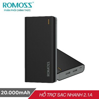 Pin sạc dự phòng Romoss Solit 20 20.000mAh - Hãng phân phối chính thức