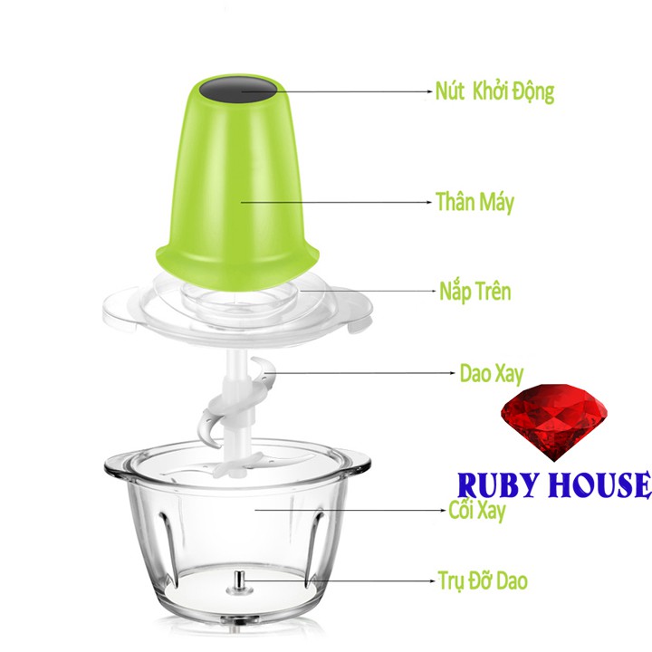 Máy xay đa năng Magic Bullet, máy xay thịt cối thủy tinh