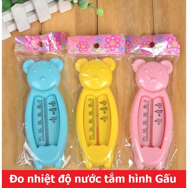 Nhiệt kế đo nhiệt độ nước tắm hình gấu và cá