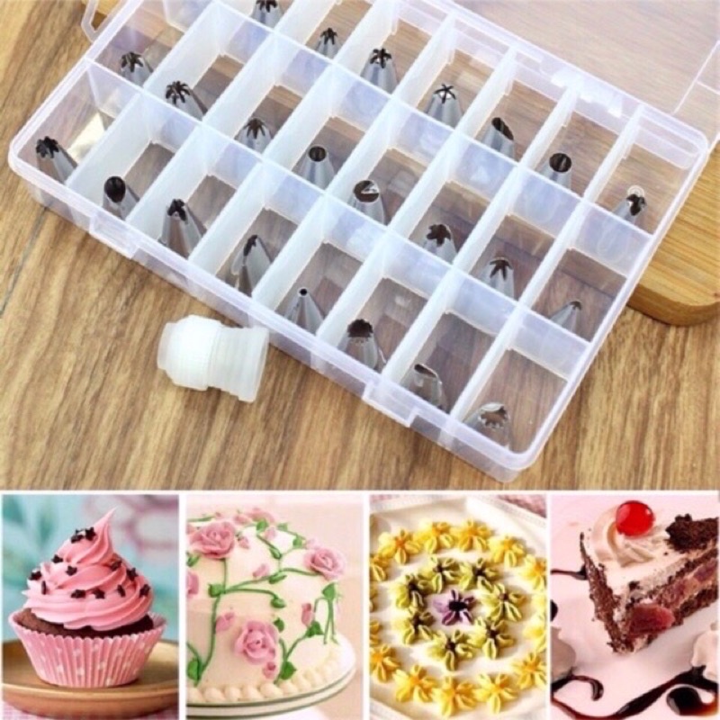 BỘ 24 ĐUI BẮT BÔNG KEM