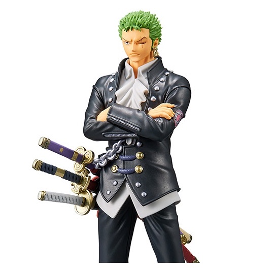 Mô hình One Piece chính hãng - Roronoa Zoro -  DXF The Grandline Men Vol.3 - Red Movie