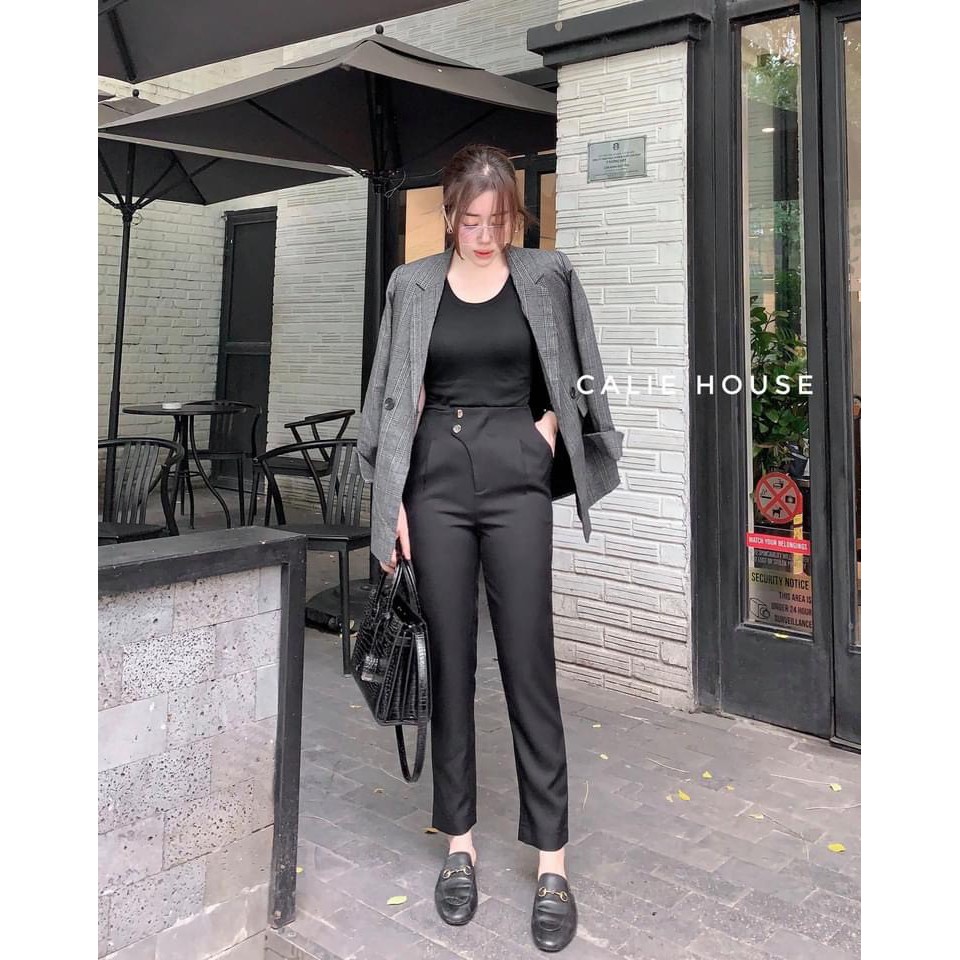 áo vest kẻ zara