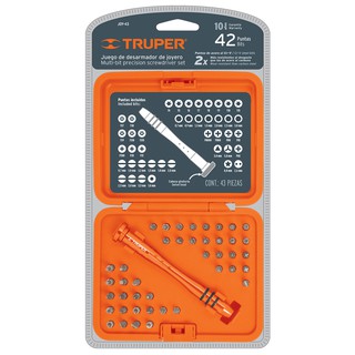 Bộ tuốc nơ vít 43 món Truper - 14163 (JOY-43)