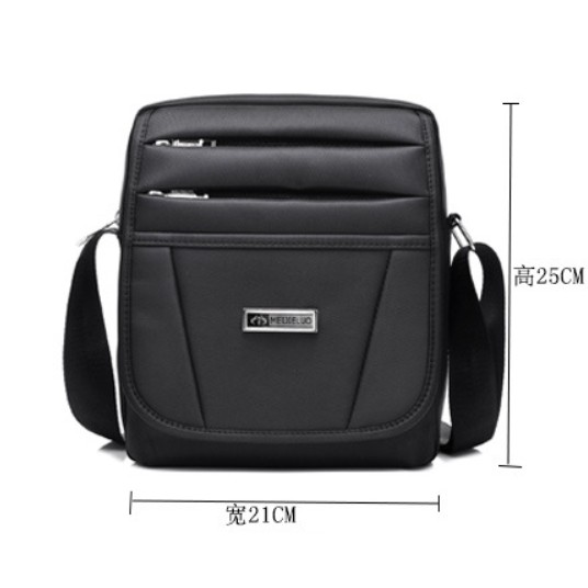 Combo 2 túi chống nước chất liệu vải dù 2 dây kéo đeo ngang hông,  túi vuông | BigBuy360 - bigbuy360.vn