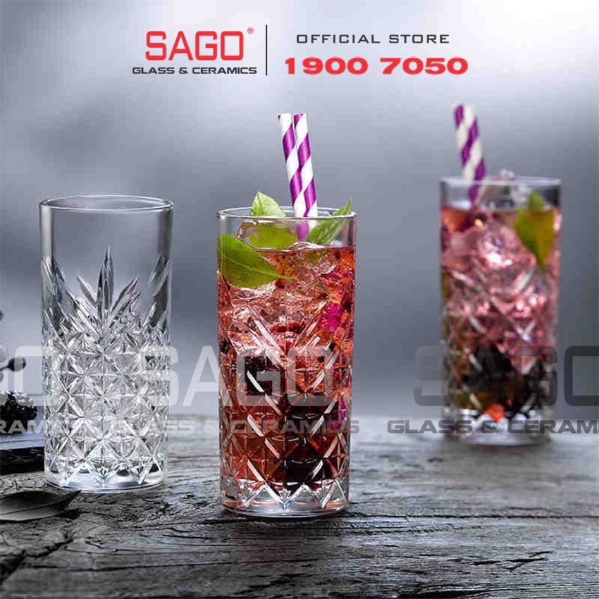 Ly Thủy Tinh Pasabahce Timeless long drink 365ml | Pasabahce 520205 , Nhập Khẩu Thổ nhĩ kỳ