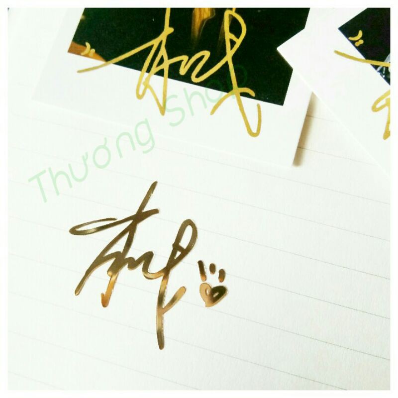 Chữ Ký Dán Tiêu Chiến & Vương Nhất Bác